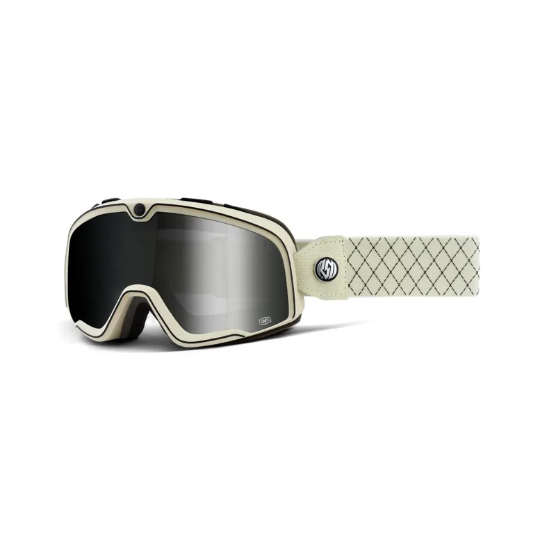 100 percent Barstow Goggles Silver Mirror Lens Roland Sands