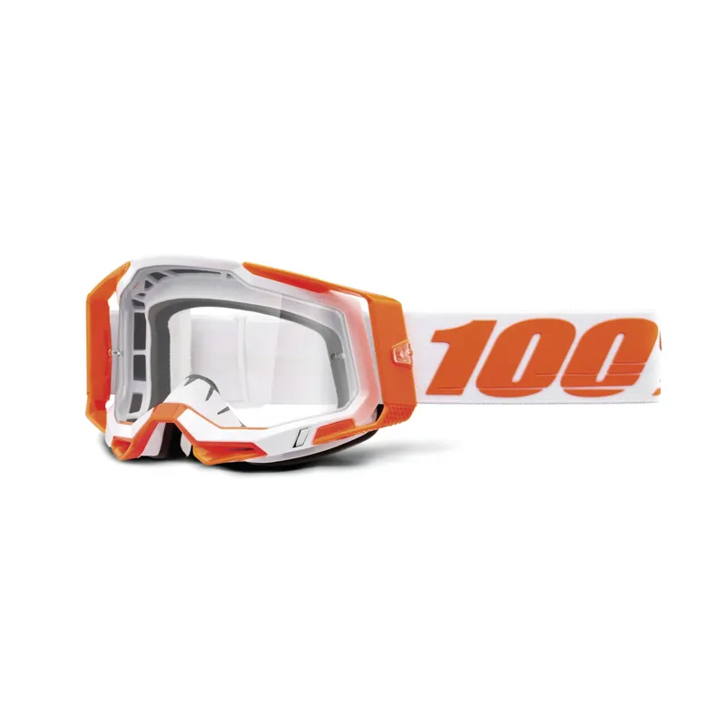 100 Percent Racecraft 2 Goggle Clear Lens Orange