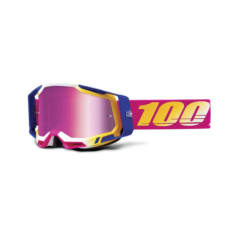 100 Racecraft 2 Goggle Mirror Pink Lens Mission