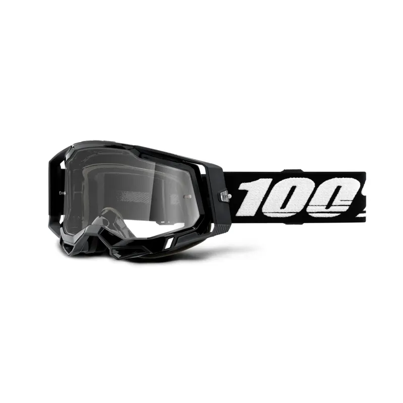 100 Percent Racecraft 2 Goggle Clear Lens Black