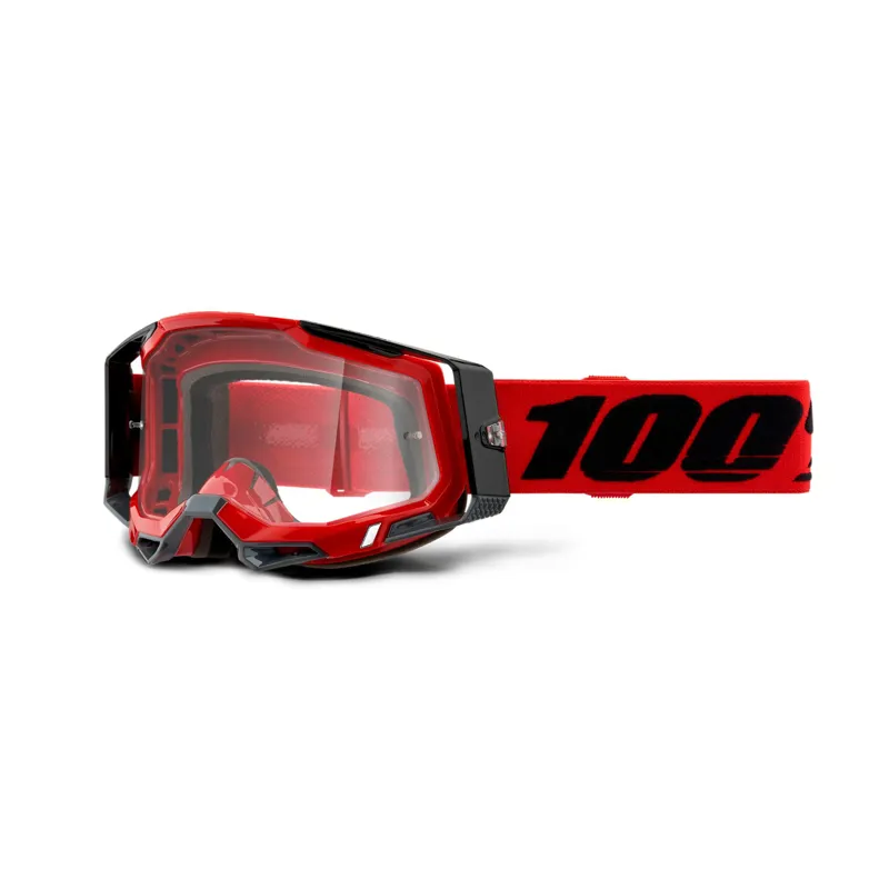100 Percent Racecraft 2 Goggle Clear Lens Red