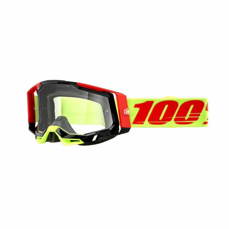 100 Percent Racecraft 2 Clear Lens Goggles Wiz