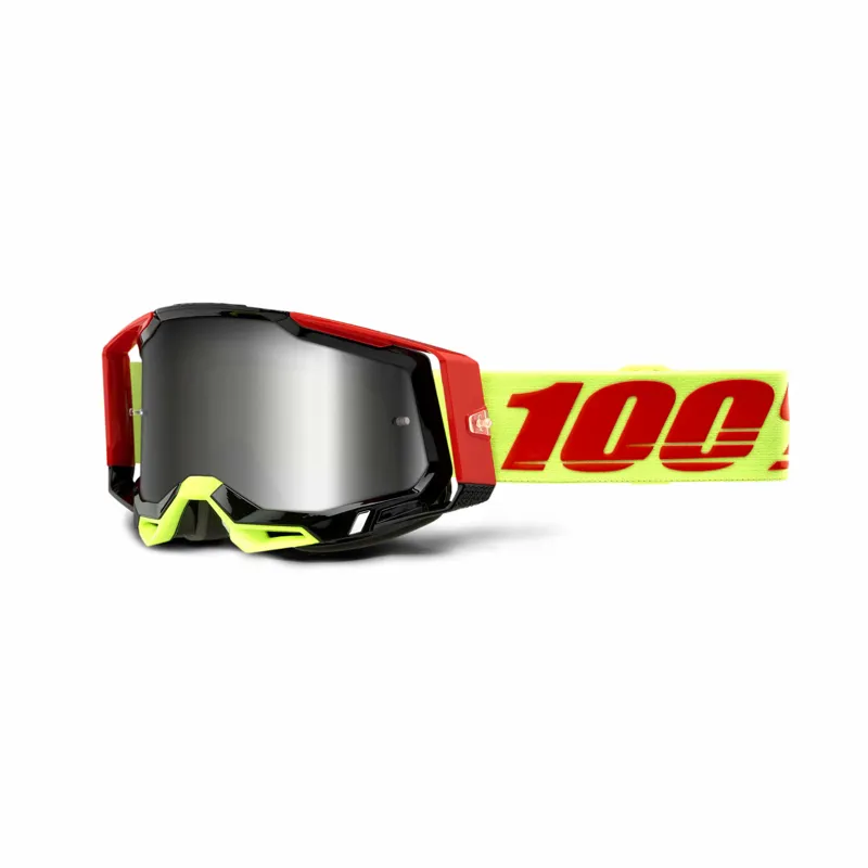 100 Percent Racecraft 2 Goggle Flash Silver Lens Wiz