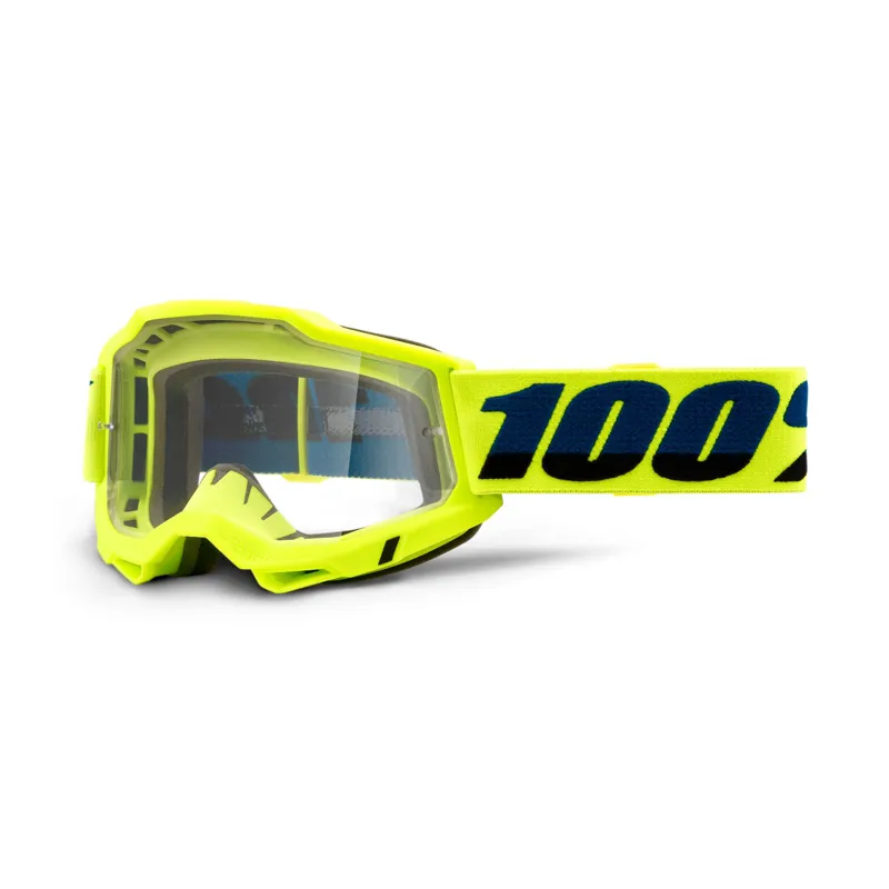 100 Percent Accuri 2 Goggle Clear Lens Yellow