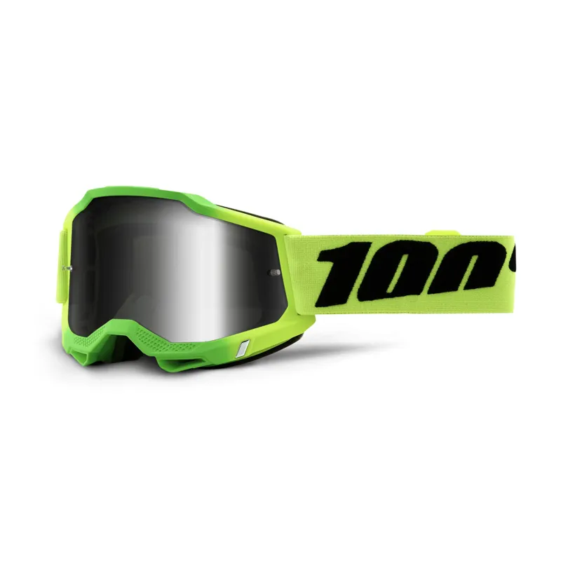 100 percent Accuri 2 Goggle Silver Mirror Lens Travis