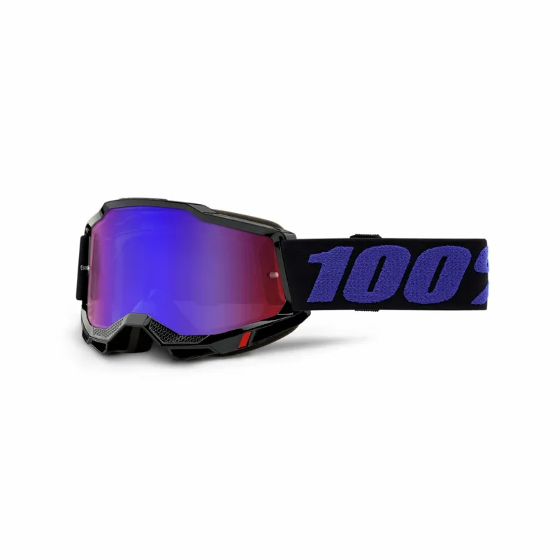 100 Percent Accuri 2 Goggle Red Blue Mirror Lens Moore