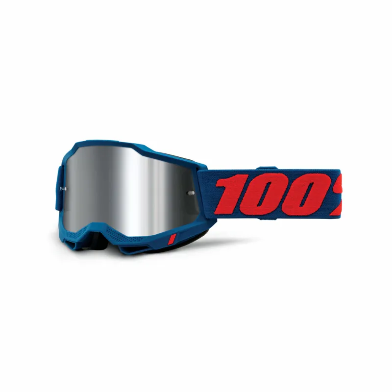 100 Percent Accuri 2 Goggle Flash Silver Mirror Lens Odeon