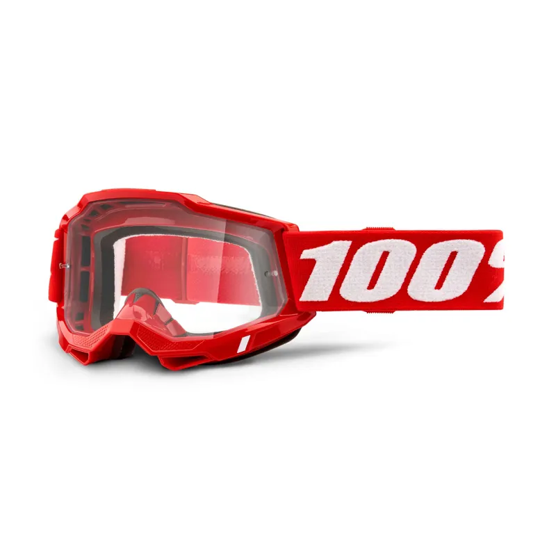 100 Percent Accuri 2 OTG Goggle Clear Lens Red