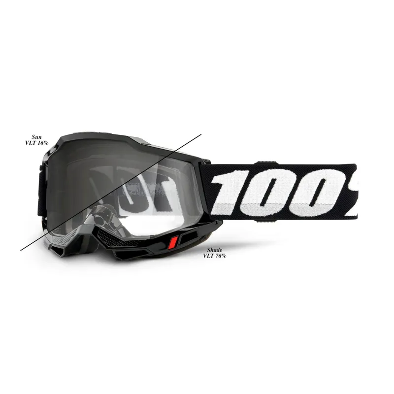 100% Accuri 2 UTV/ATV Goggles in Black-1