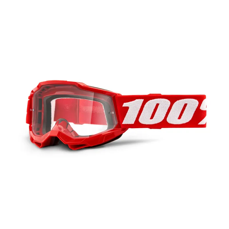 100 Percent Accuri 2 Youth Goggle Clear Lens Red