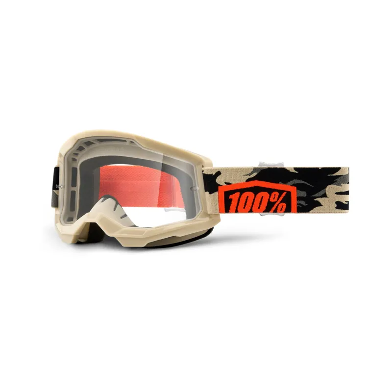 100 Percent Strata 2 Goggle Clear Lens Kombat