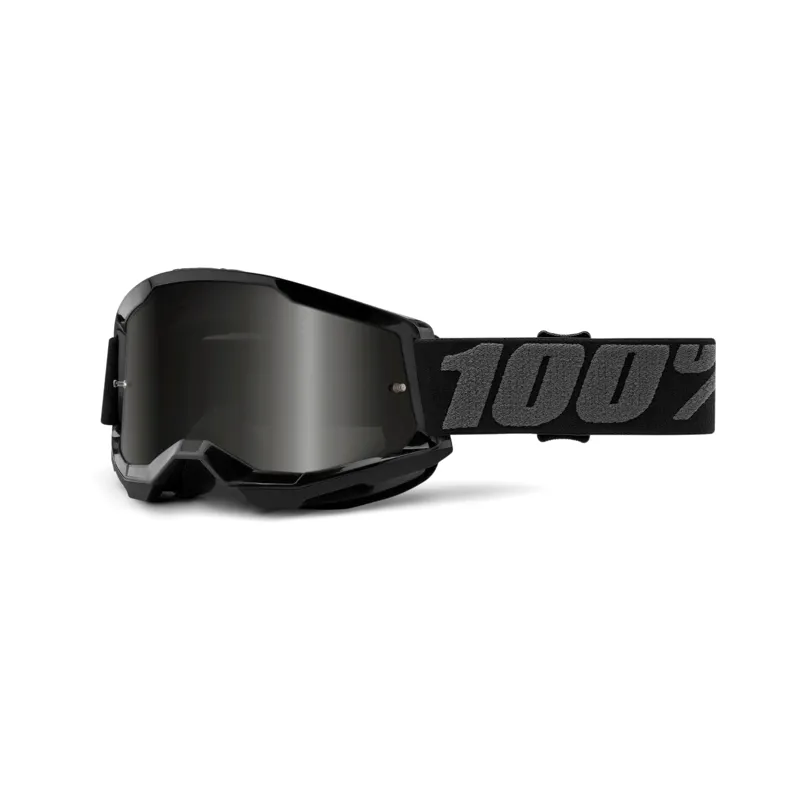 100 Percent Strata 2 Sand Goggle Smoke Lens Black