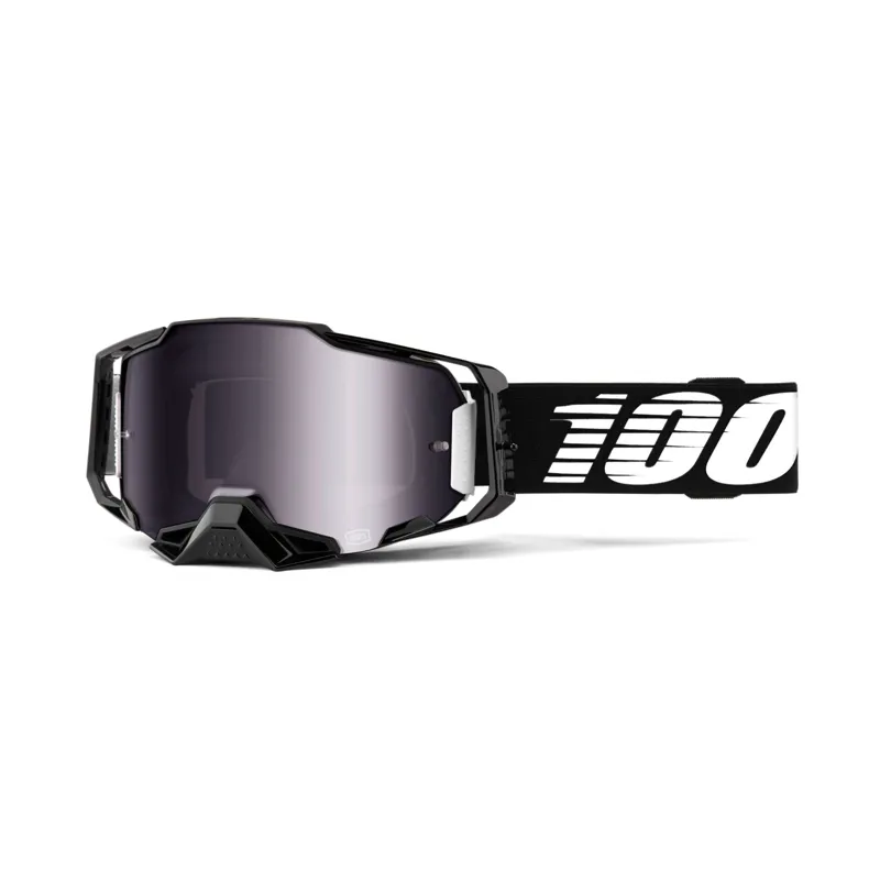 100 Percent Armega Goggle Mirror Lens Black Essential