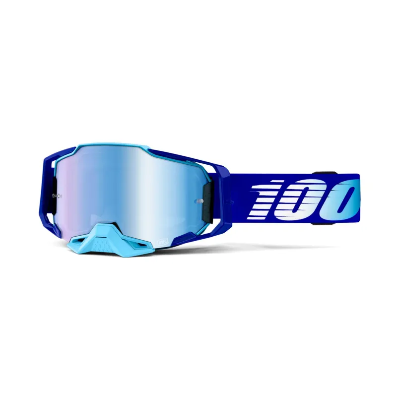 100 Percent Armega Goggle Silver Mirror Lens Clark