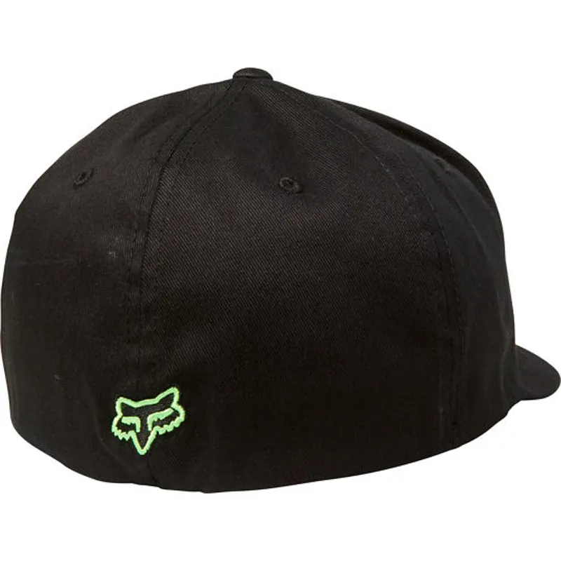 Fox Flex 45 Flex Fit Hat Black/Green S/XS-1
