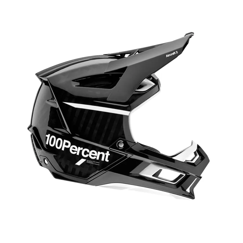 100 percent Aircraft 2 Helmet Black White