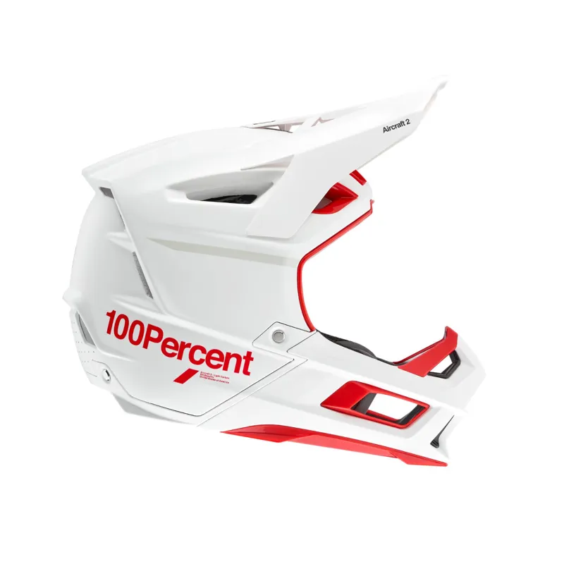 100 percent Aircraft 2 Helmet Red White