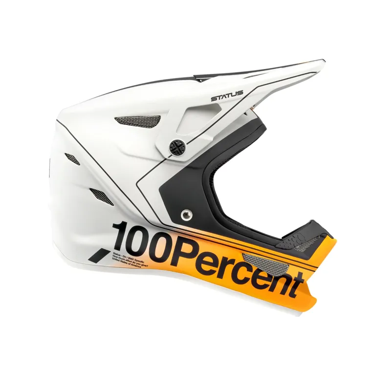 100 percent Status Helmet Youth Carby Silver Carby Silver