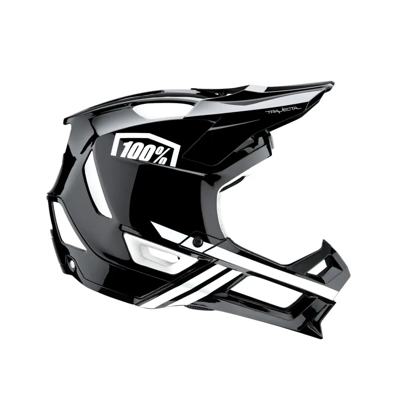 100 percent Trajecta Fidlock Helmet Black White