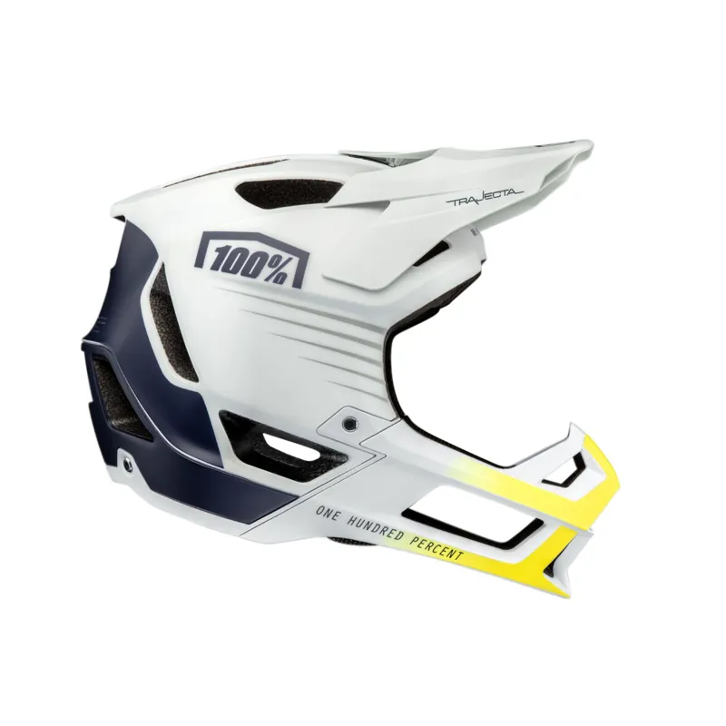 100 Percent Trajecta Helmet White Navy 