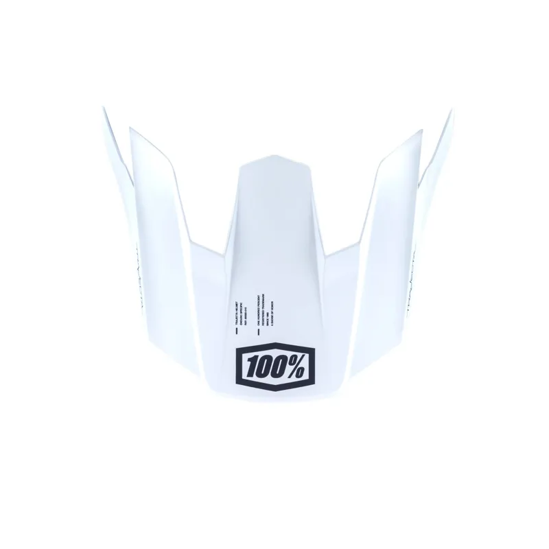 100 percent Trajecta Helmet Replacement Visor White Navy