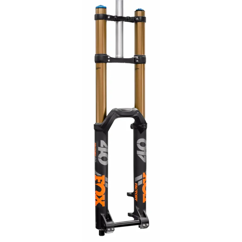 Fox 40 Float Factory GRIP2 1.125 Fork 27.5 quot 203mm TA 52mm Black 27.5 203mm / 20ta x 110mm / 52mm rake