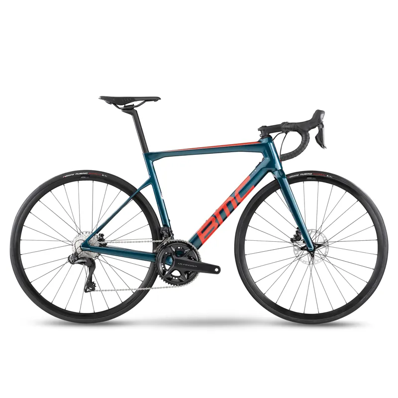 BMC Teammachine SLR Three Ultegra DI2 in Sea Neon Red