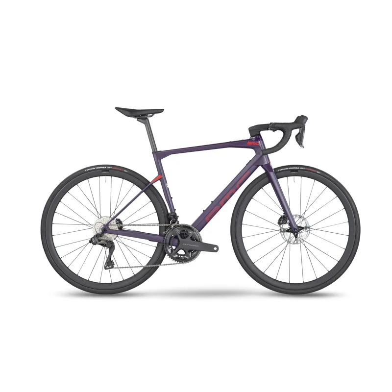 Bmc Roadmachine 01 Three Ultegra di2 Road Bike: PURPLE/RED/BLACK