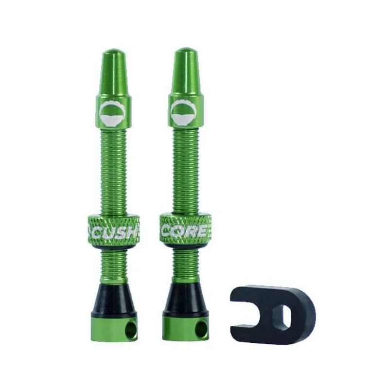 CushCore Tubeless Valves Green-1