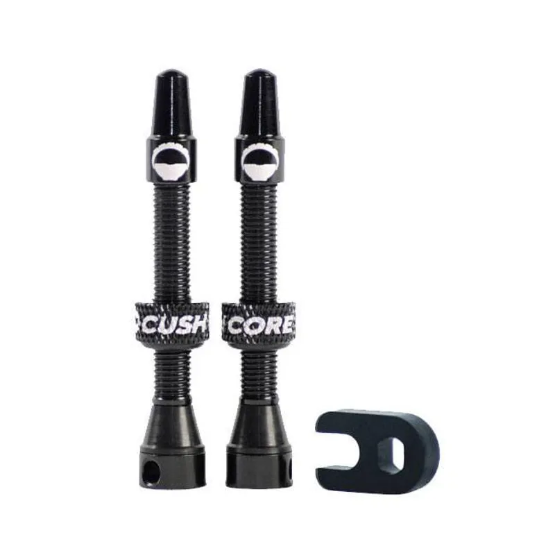 CushCore Tubeless Valves Black-1