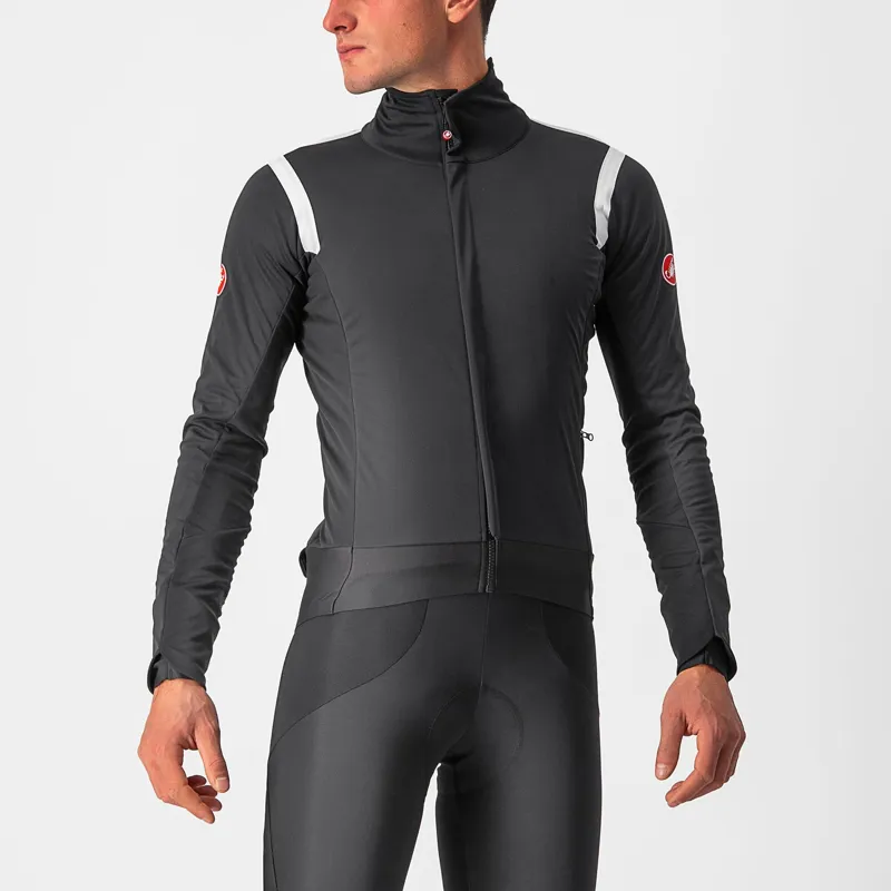 Castelli Alpha RoS 2 Jacket in Light Black White Dark Grey