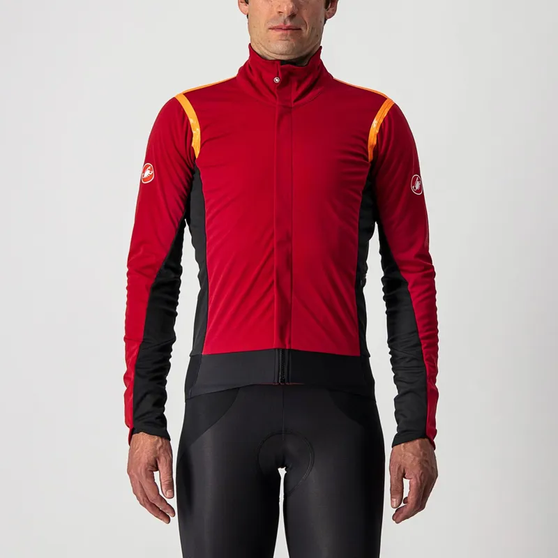 Castelli Alpha RoS 2 Jacket in Red Silver Reflex
