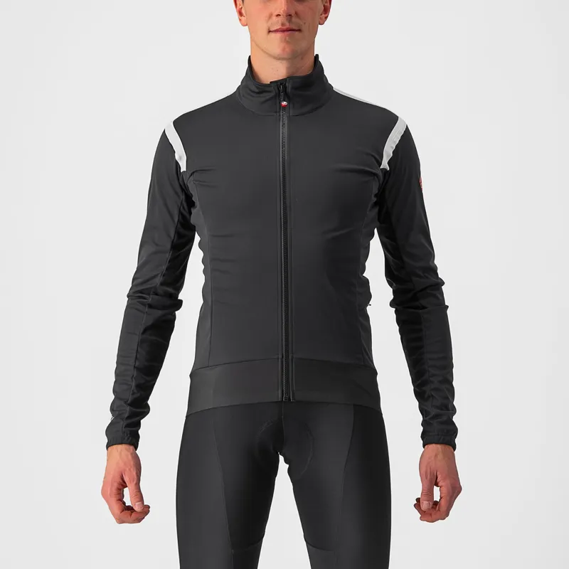Castelli Alpha RoS 2 Light Jacket in Light Black White 