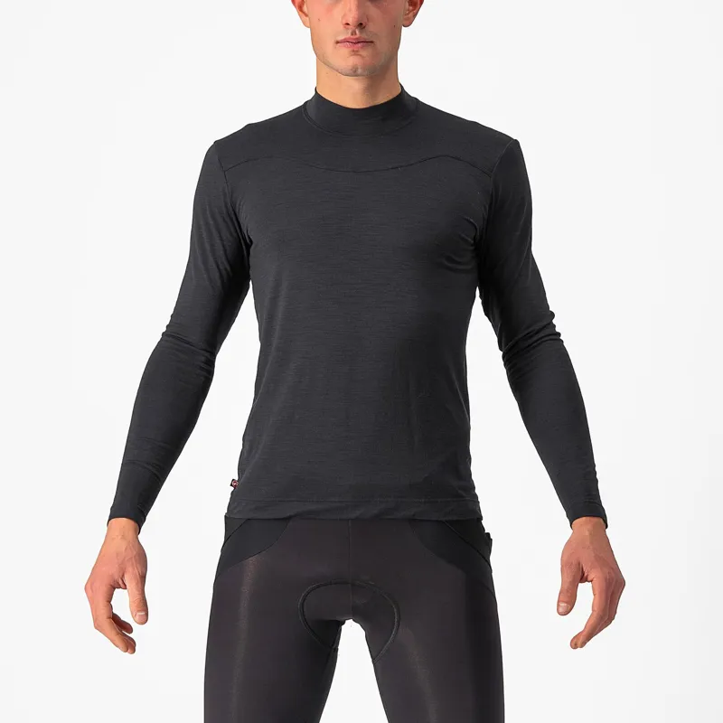 Castelli Bandito Wool Long Sleeve Base Layer Black