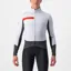 Castelli Beta RoS Mens Jacket in Silver Grey Red