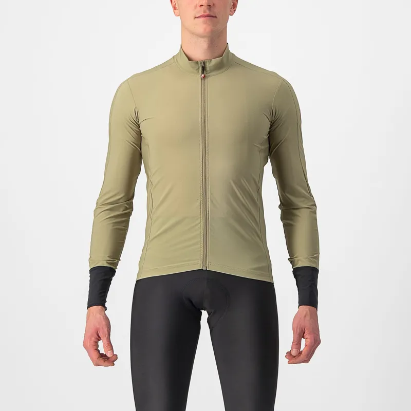 Castelli Flight Long Sleeve Air Jersey in Military Green