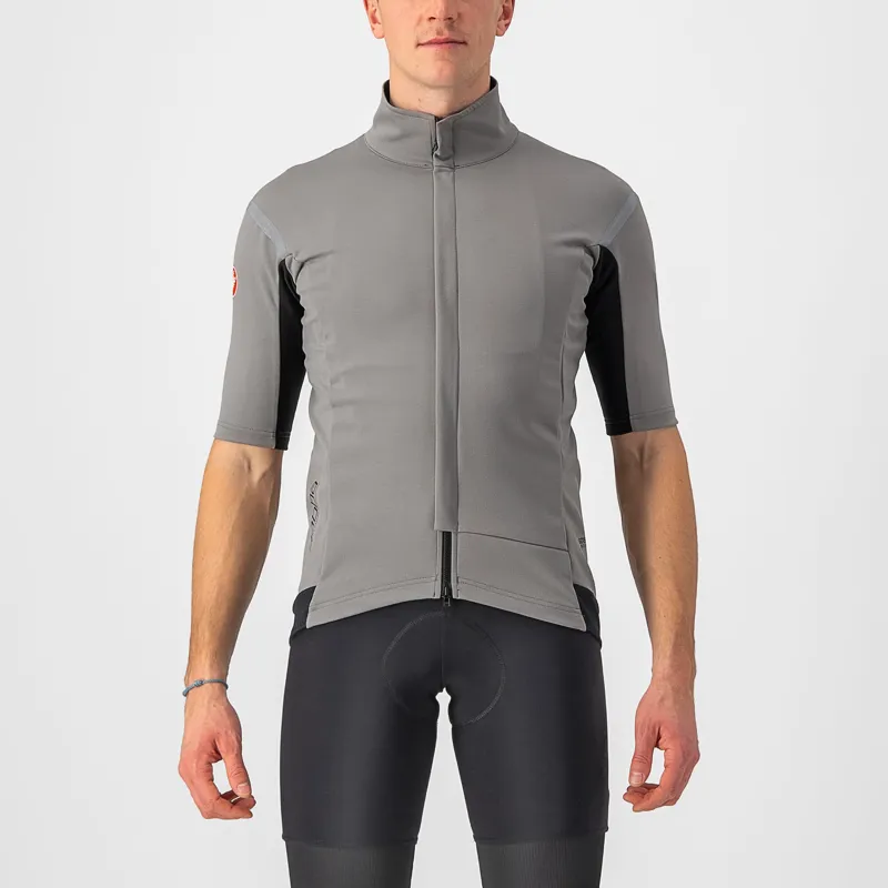 Castelli Gabba RoS 2 Short Sleeve Jersey in Nickel Grey TravertineGrey