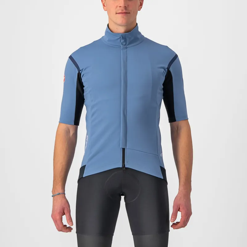 Castelli Gabba RoS 2 Short Sleeve Jersey in Savile Blue Silver Grey