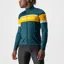 Castelli Passista Long Sleeve Jersey in Deep Teal Goldenrod