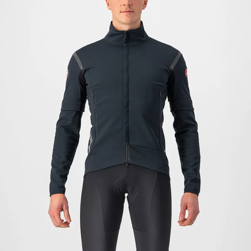 Castelli Perfetto RoS 2 Convertible Jacket in Black Reflex