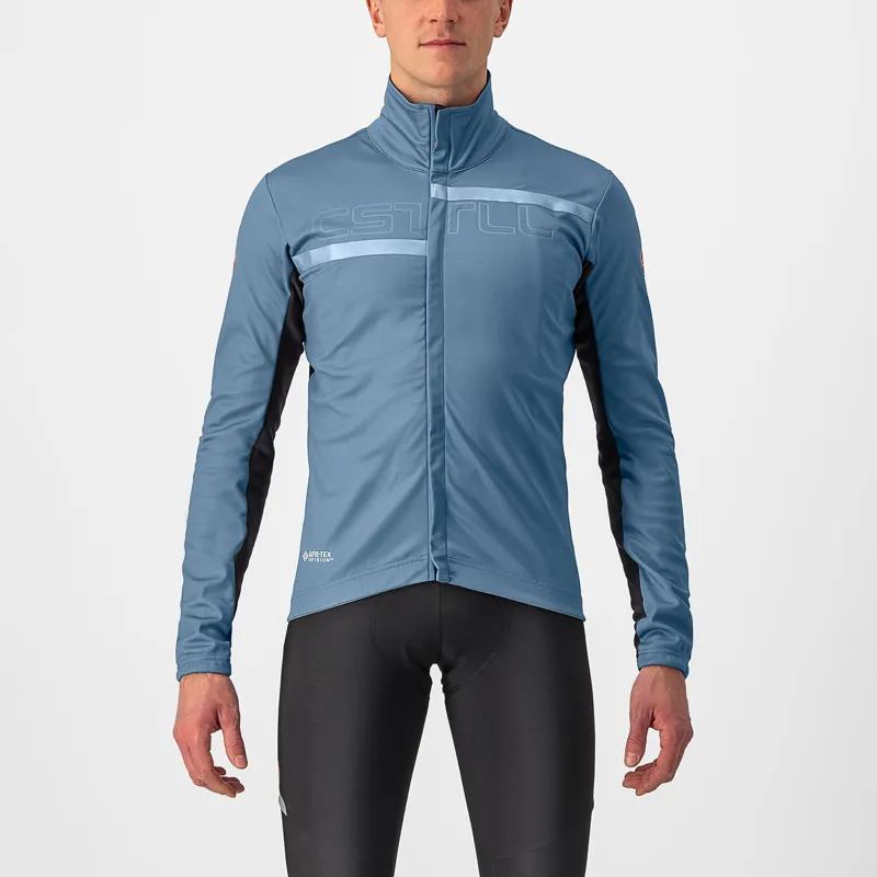 Castelli Transition 2 Mens Jacket in Blue Reflex