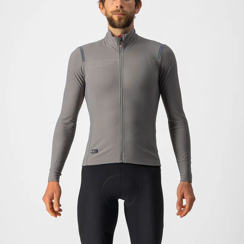 Castelli Tutto Nano RoS Mens Jersey in Nickel Grey