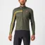 Castelli Unlimited Thermal LS Jersey in Military Green Goldenrod
