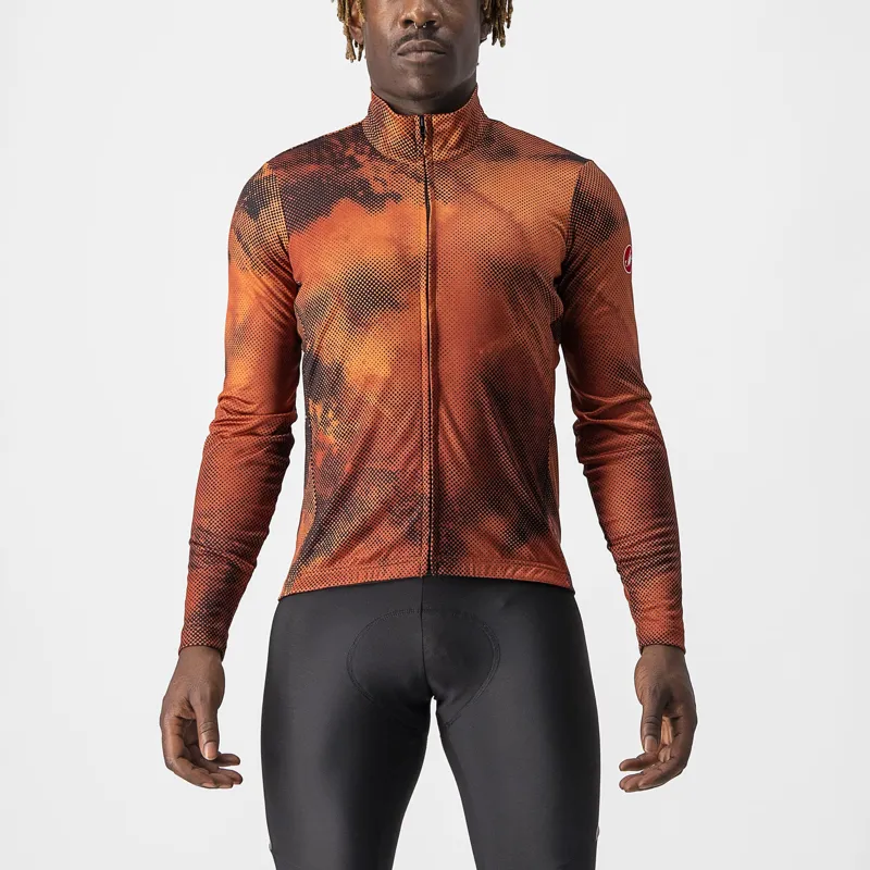 Castelli Ventaglio Long Sleeve Jersey in Fuoco