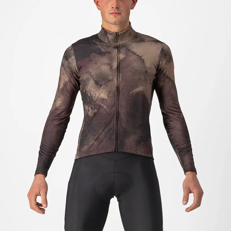 Castelli Ventaglio Long Sleeve Jersey in Terra