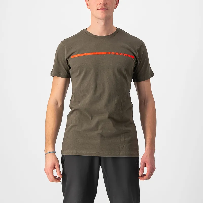 Castelli Ventaglio T-Shirt in Dark Khaki