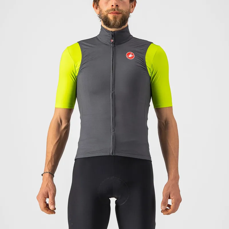 Castelli Pro Thermal Mens Mid Vest in Dark Grey