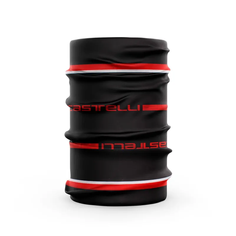 Castelli Como Neck Warmer in Black Red White