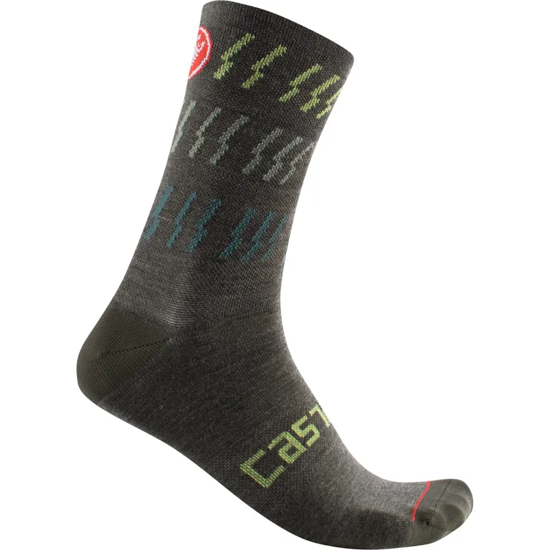 Castelli Mid Winter 18 Socks in Military Green