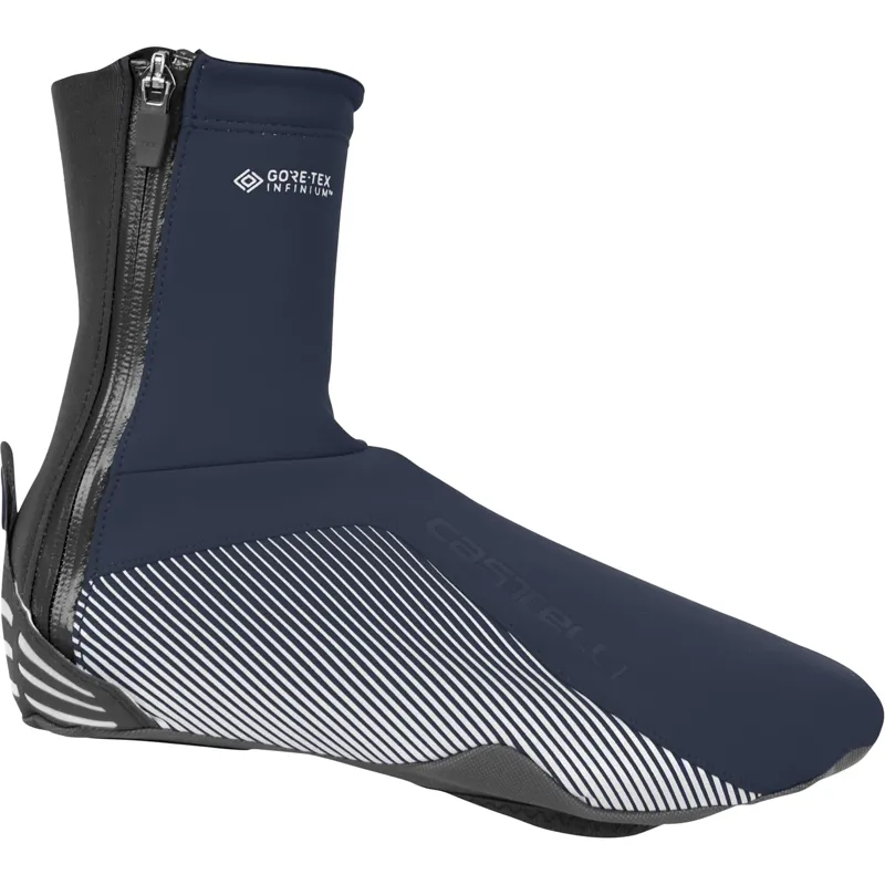 Castelli Dinamica Womens Shoe Covers in Savile Blue